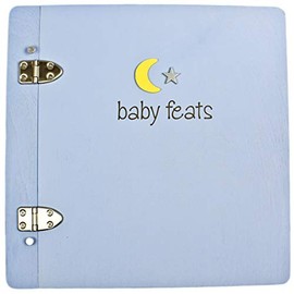 Baby Feats Scrapbook Journal by Jack Scrapbooks - Blue