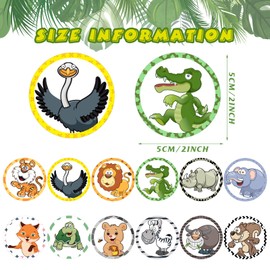 Eersida 120 Pcs Toilet Targets for Potty Training Boy Pee Tinkle Target Travel Potties Flushable Car Animal Potty Training Sticker You Pee on Toilet Aiming Target for Toddler Boy(Animal Style)