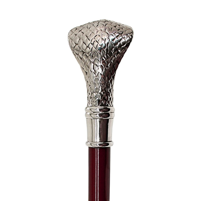 Design Toscano Cobra Pewter Walking Stick