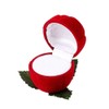 Ring box "Rose" jewellery box ring box gift box, Velvet