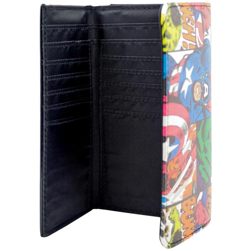 CAPTAIN AMERICA Captain America Comic Worn Red Wallet, red, Tri-Fold