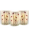 Cardinals Christmas Lighted Candle Holders - Cardinals on Birch Branches