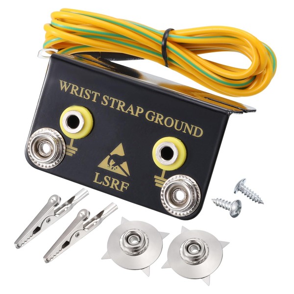 sourcing map ESD Anti Static Grounding Socket L Shaped ESD