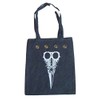 Natural Threads Tote with Steel Grommets ~ Denim (Stylish Scissors;