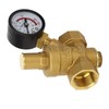 Wer prv dn20 Brass Water Pressure Regulator Reducer with Meter