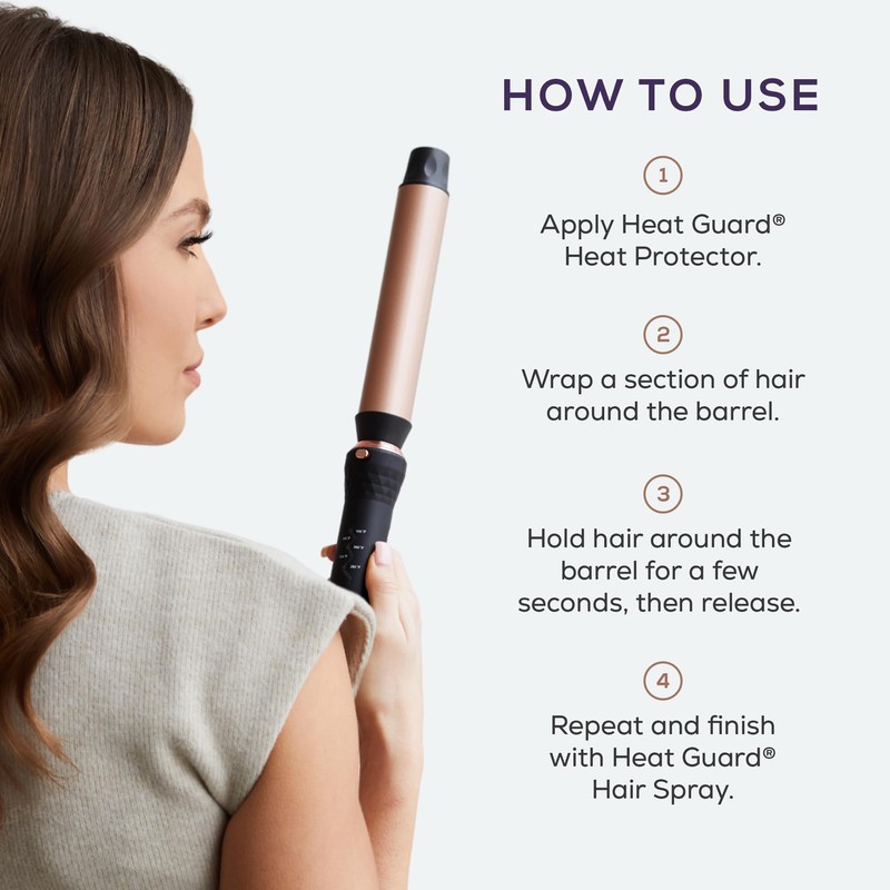 Sutra 4-in-1 Hair Curling Iron Set with Tourmaline Infused Ceramic