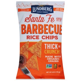 Lundberg Chip Rice Barbecue Microwaveable 5.5 oz (Pack of 6)