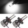 2PCS 60W White Light Car LED Integrated Headlights SuperSpotlight Built