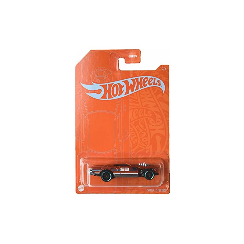Hot Wheels Project Speeder, [Orange] 5/6 1:64 Scale die cast