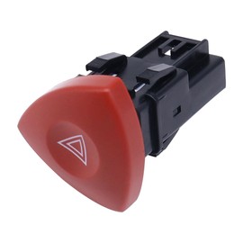 HISports Hazard Warning Light Switch Button Compatible with Renault Espace MK II MK IV Triangle Warning Switch Button 8200442724