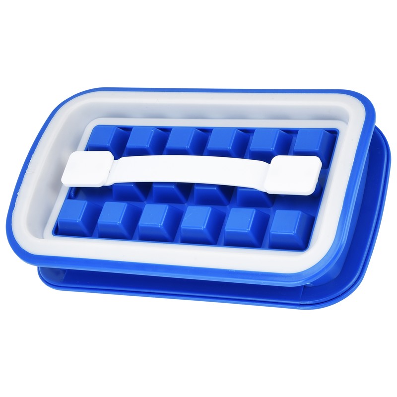 Ice Cube Tray Stretchable Easily Cleaning Saving Space Ice Making