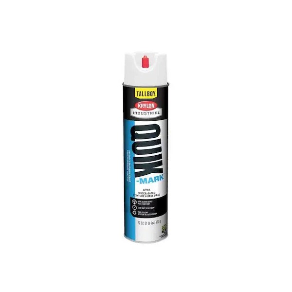 Krylon Industrial T03901004 Inverted Marking Paint, 22 Oz., Brilliant White,