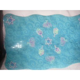 JEWISH HEBREW HANUKKAH CHANUKAH AMERICAN GREETINGS VINYL PLACEMATS 12"x18" LOT/2