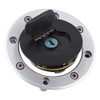 Yctze Gas Tank Cap, Aluminium Fuel Cap with 2 Keys
