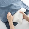 Linen Hanging Laundry Bag, 100% Linen Over The Door Laundry
