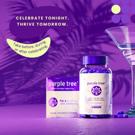 purple tree purple tree Celebration Recovery + Next Day Energy Stick Packets | 10 to-Go Party Bag Kits | Better Mornings, Natural Boost, Rapid Hydration, Happy Liver | Bachelorette, Weddings, Travel Essentials