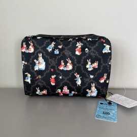 Lesportsac Peter Rabbit Extra Large Rectangular Cosmetic Bag NWT