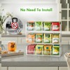 BEYGORM Acrylic Tea Bag Organizer for 216 Tea Packets, No