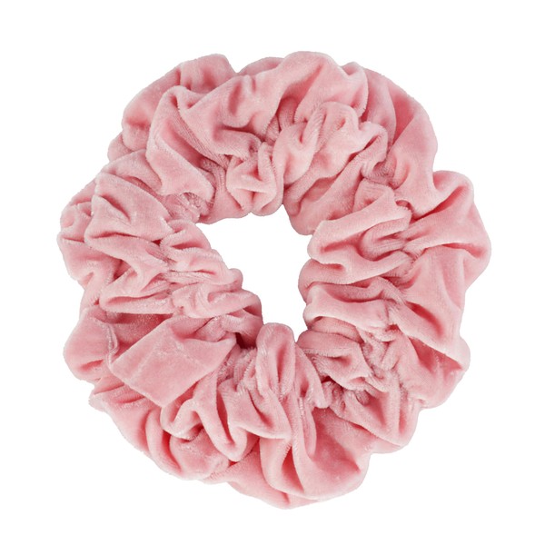 Light Pink Jumbo Velvet Scrunchy