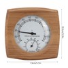 Haosie Sauna Thermometer Hygrometer, 10°C-120°C Cedar Wood Sauna Accessories, 2-in-1