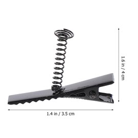 Abaodam 100pcs Metal Duck Bill Hair Clips DIY Hairpins Barrettes for Hair Styling School Home Party Christmas DIY Accessories Hairpins