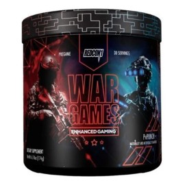 Redcon1 War Games Gaming Pre Entrenamiento Polvo Bote 30sv Frutos Rojos