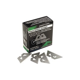 PACIFIC HANDY CUTTER, INC SP-017 Round Point Safety Blade,2-3/4" W, PK100 4MUY4