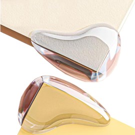 Safety Corner Cushion For Baby Kids, Edge Safety Guard Protector Bumper, Furniture Cushion to Cover Table Edges, Foam Table Protectors Leather Softener- Essential Babies Proofing. (Sector Shape (S))