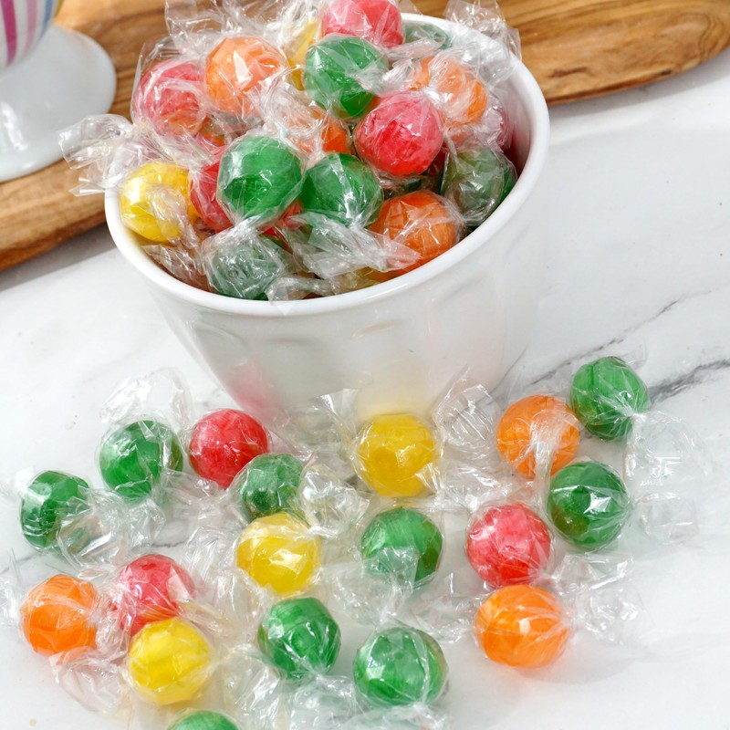 Assorted Sour Candy Balls, 2 Pound Bulk Candy (Approx. 150