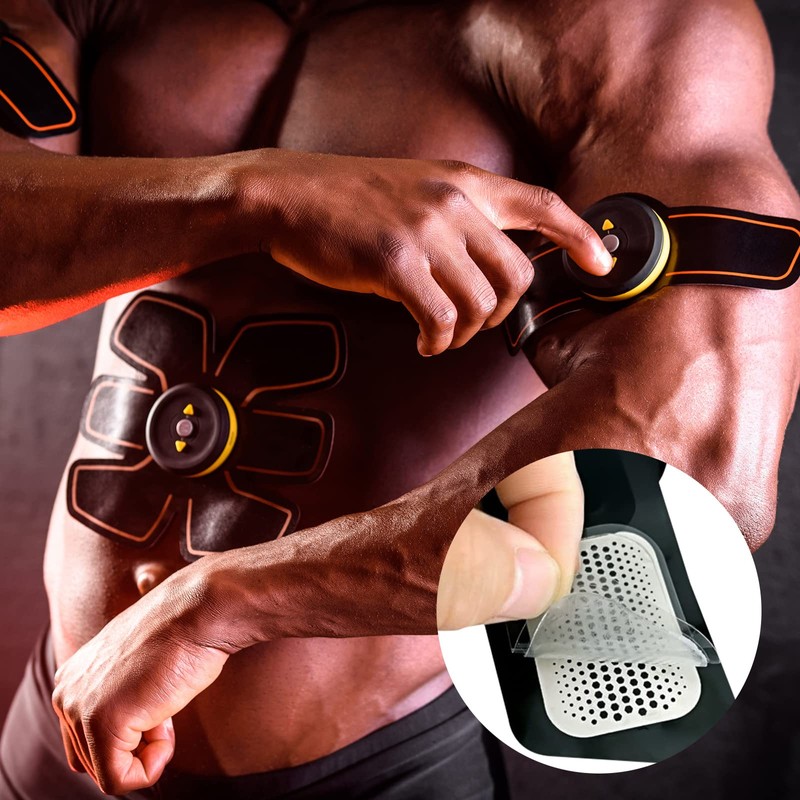 Hungdao 100 Pcs 50 Packs Gel Pads for ABS Stimulator