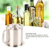 Grease Container 304 Stainless Steel Dustproof Large Capacity Fine Strainer