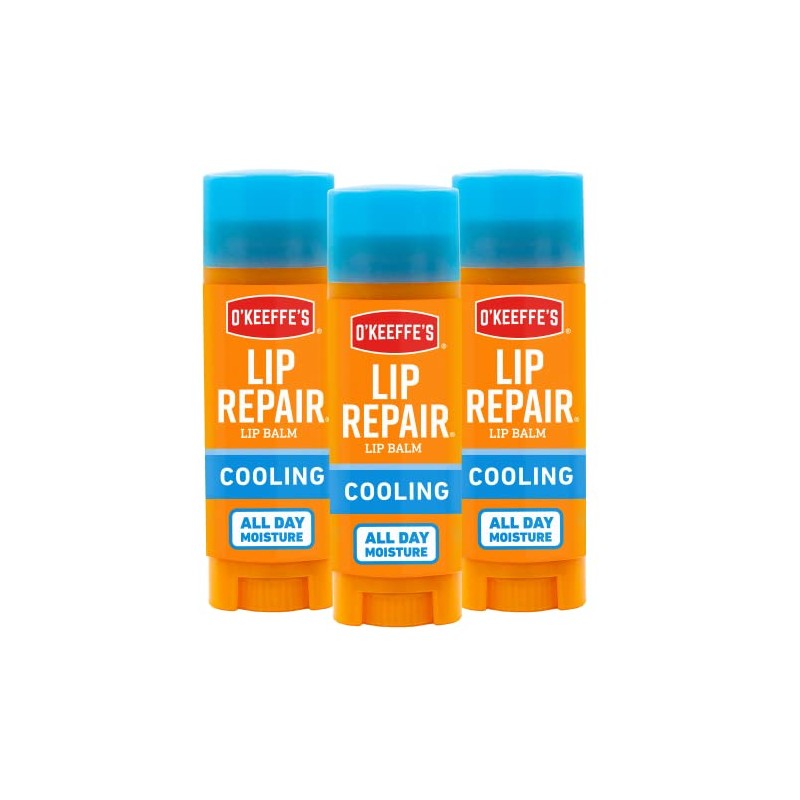 Bálsamo reparador de labios O'Keeffe's K0710130 (empaque de 6), K0710116