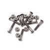 Elos Skateboard Hardware 1.1" (28mm) Screws and Nuts (9 Screws