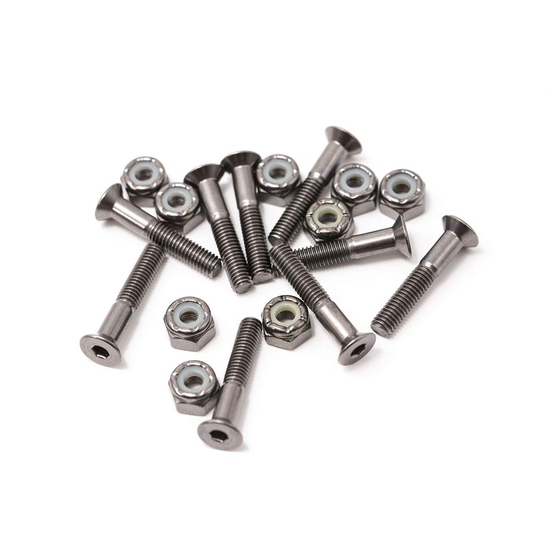 Elos Skateboard Hardware 1.1" (28mm) Screws and Nuts (9 Screws