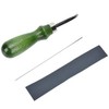 0.6mm-1.4mm Professional Edge Beveler for DIY Leather Craft Edge Cutting