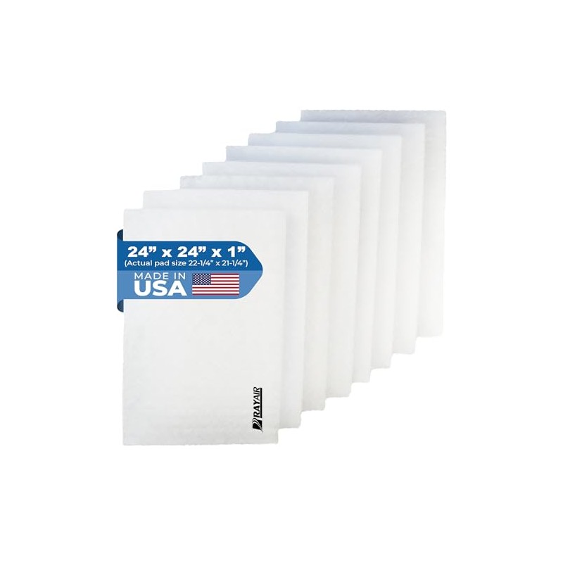 RAYAIR SUPPLY 24x24 Replacement Filter Pads Compatible with Respicaire CG