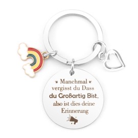 Courage Gift, Motivational Gifts, Best Friend Gifts, Keyring Friendship Colleague Sisters Gifts Christmas New Year, Gift Colleague Mum Dad Encouragement Gifts, Sliver