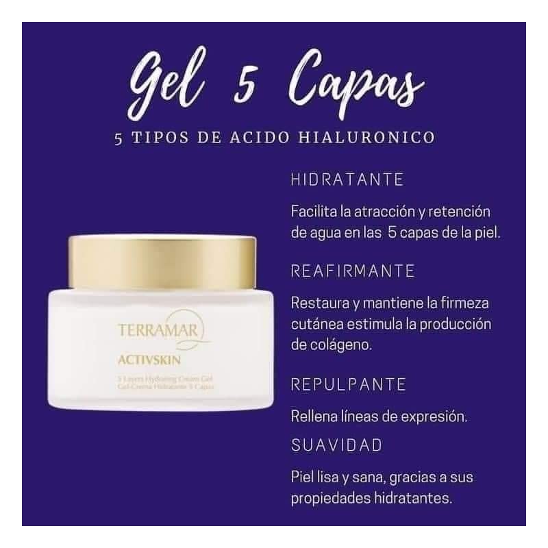Terramar Kit Hidratación Dia Noche Incluye Crema Gel Facial Acido