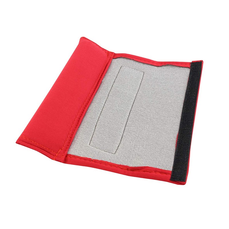 LAS Racing 28208 Seat Belt Pads, Red, Pack of 2