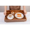 MornHalo Extra-Large Wooden Tray Set of 2, (20.1'' + 18.1'')