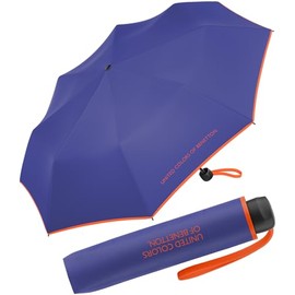 United Colors of Benetton Super Mini, 60 cm, ultra violet, Pocket umbrella hand opener