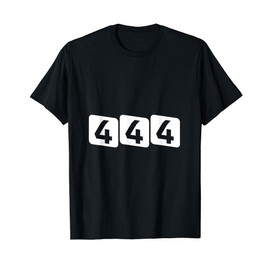 Angel Number 444 Astrology Aesthetic Spiritual Angel Number T-Shirt
