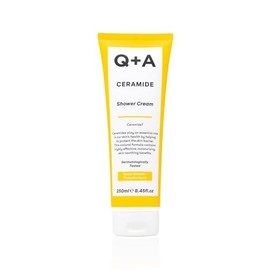 Q+A Crema De Ducha Con Ceramidas: Limpia Suavemente Y Nutre Profundamente La Piel Con Una Fórmula Rica Y Cremosa De Escualano, Aceite De Semilla De Jo