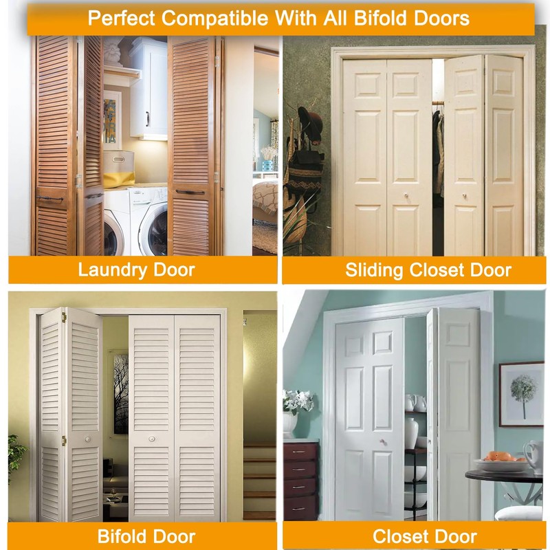 Bifold Door Hardware kit for 7/8" to 1" Track, Bifold