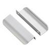 Ravinte 3 Pack Finger Pulls for Cabinets - 96mm/3.75in Hole