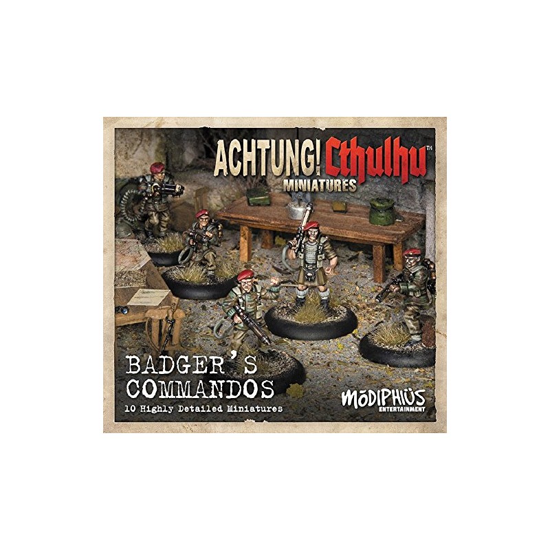 Achtung! Cthulhu - Badger`s Commandos Unit Pack