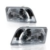 Torque PAIR Headlight (Without ALL Bulbs) with Turn Signal Light