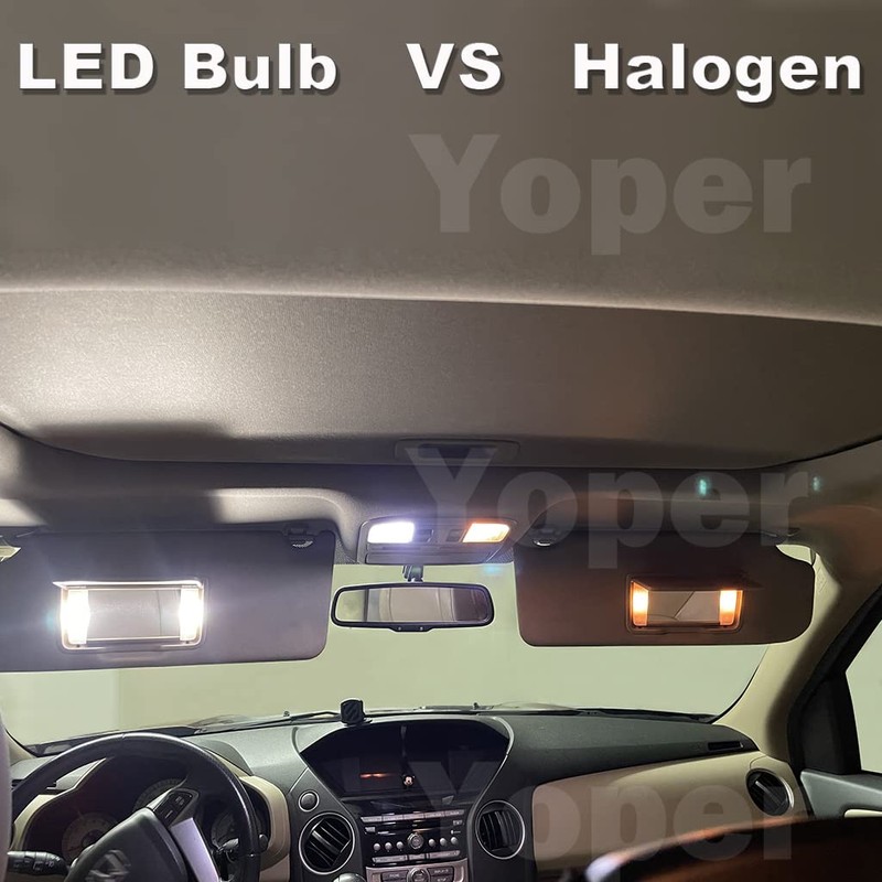 Yoper Kit de luces LED para mapa de cúpula interior,