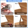 LALAGO Gas Lift 150N/PC, Lid Support Hinges, Bed Box Hinges,