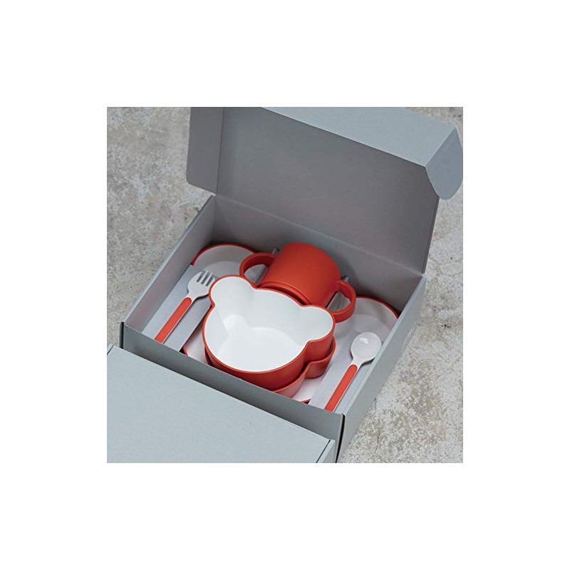 tak KIDS DISH Gift Box Cutlery Bear Navy/Tuck Kids Dishes